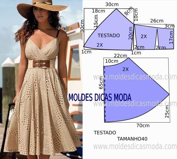 MOLDE DE VESTIDO GODE