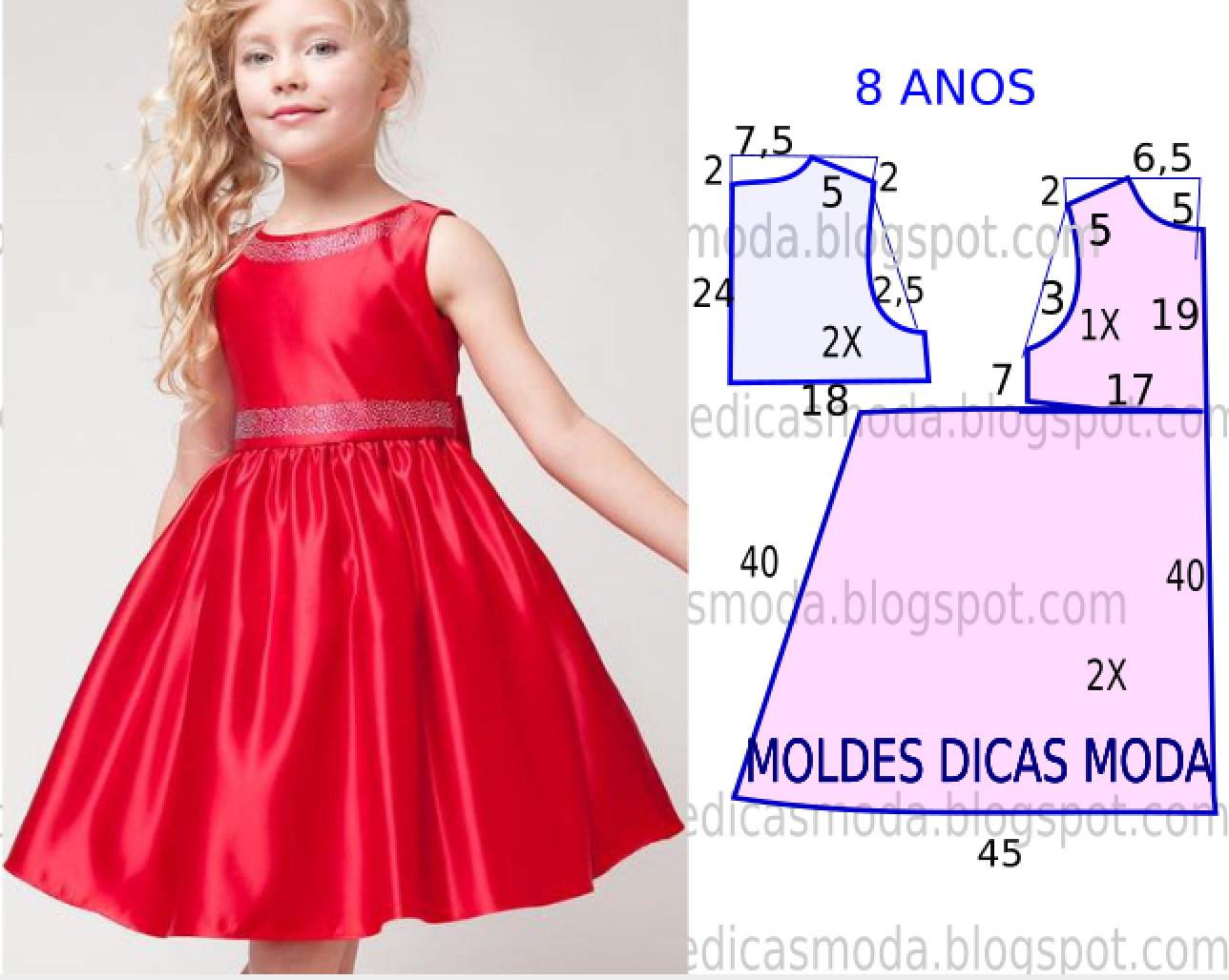 MOLDE VESTIDO DE CERIMONIA -236, Moldes Dicas Moda