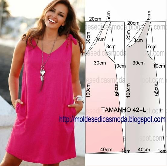 Modelo best sale vestido simples