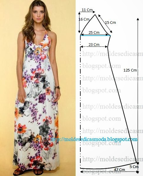 Modelo de vestido simples 2024 longo