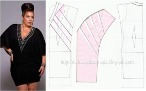 vestido com manga larga