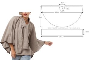 poncho de inverno