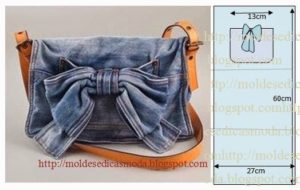 bolsa em jeans