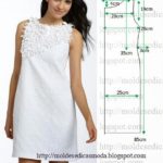 vestido branco com aplicações
