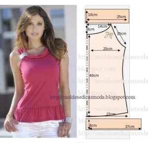 blusa rosa sem mangas feminina