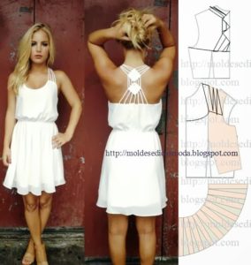 vestido branco curto