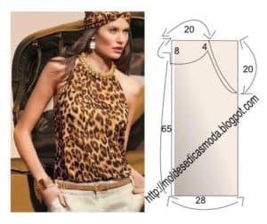 blusa estampa animal