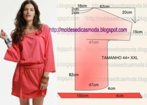 vestido bata vermelho