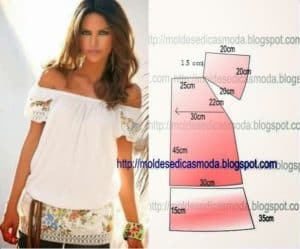 blusa cigana branca com renda