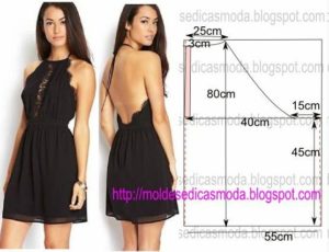 vestido preto curto com renda