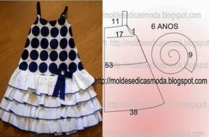 vestido de criança 6 anos