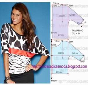 blusa feminina manga raglan