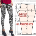 Aprenda a fazer o molde de denim jeans com o passo a passo