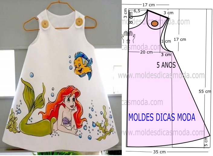 Molde de Roupas para Costura Feminino