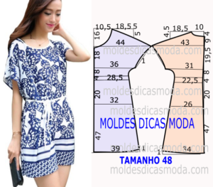 Vestido inspiração azulejo