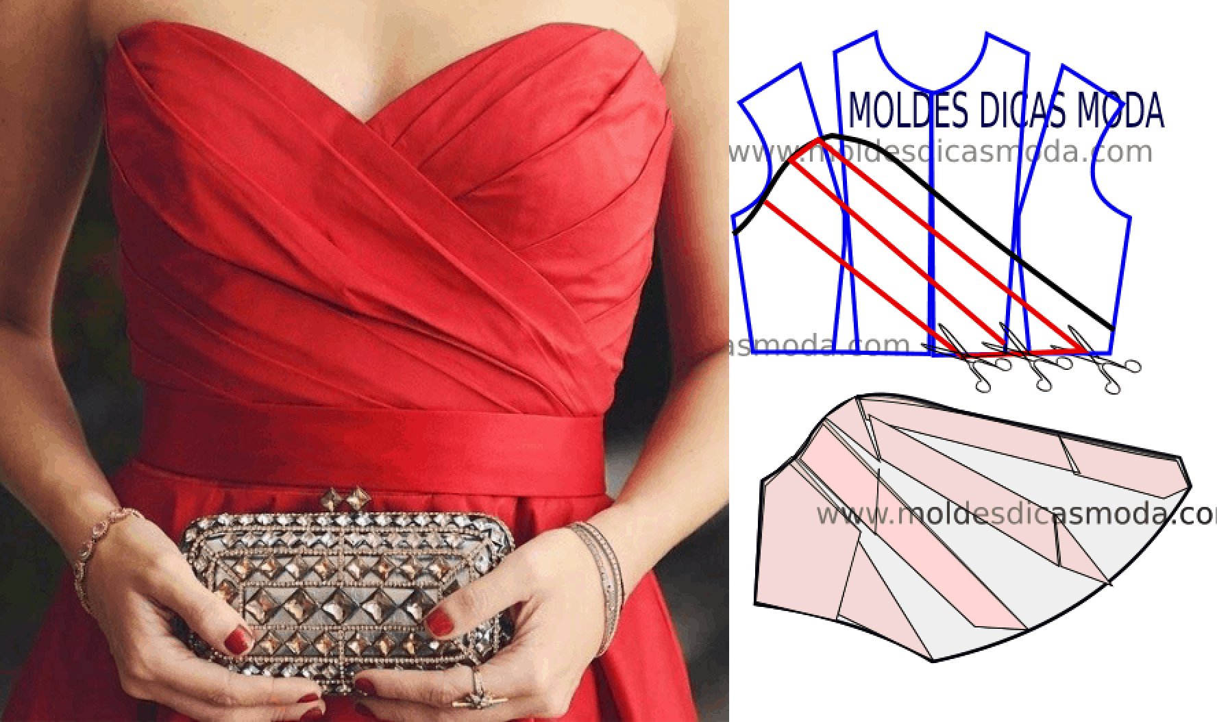 Detalhes e design de moda