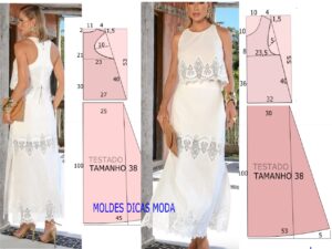 vestido com renda
